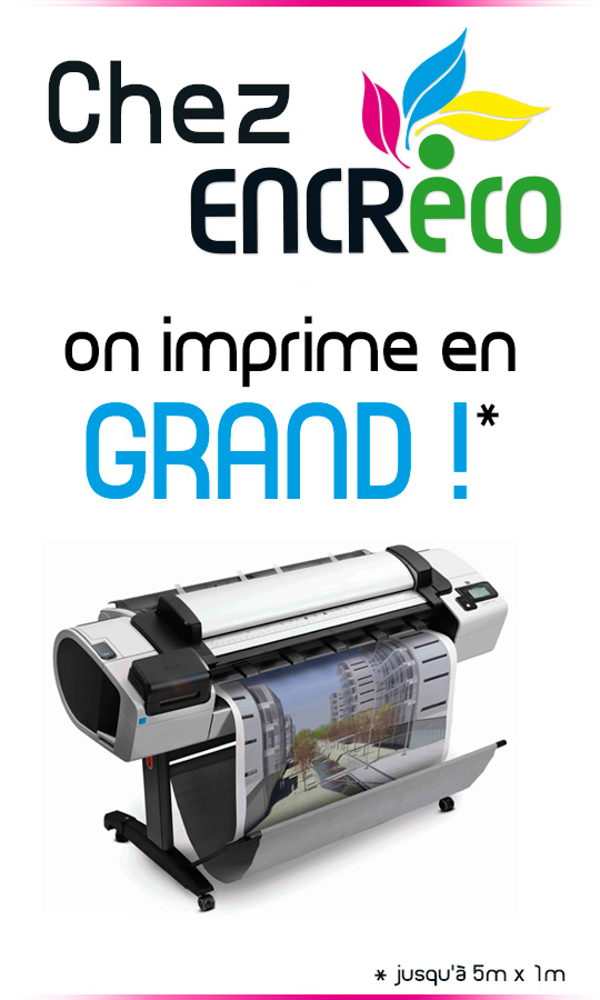 Imprimer vos affiches et posters en grand format chez EncreEco Angouleme